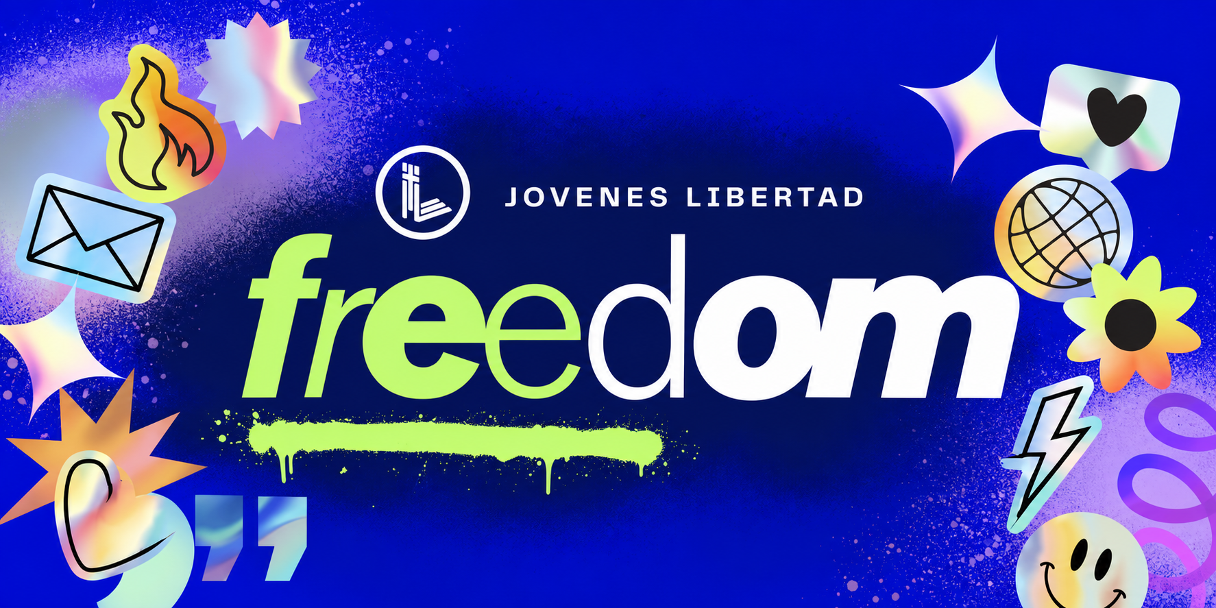 Banner horizontal de Freedom con su nombre y logo